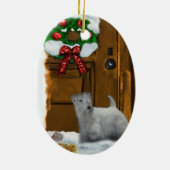 Ornement de cadeaux de Noël Sealyham Terrier (Dos)