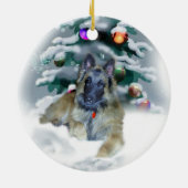Ornement de cadeaux de Noël Tervuren belge (Dos)