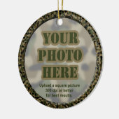 Ornement de cadre de camouflage (2 côtés) (Gauche)