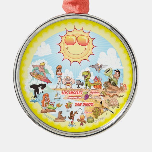 Ornement de Californie du Sud (Devant)