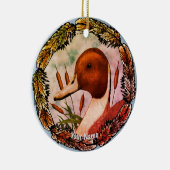 Ornement de canard à intail (Droite)