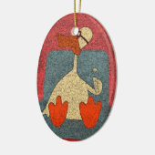 Ornement de canard de fête (Gauche)