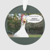 Ornement de canard de Noël (devant)