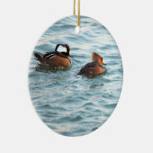 Ornement de canards Harle huppé (Droite)