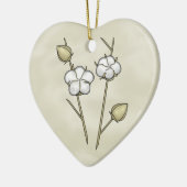 Ornement de capsule de coton (Gauche)