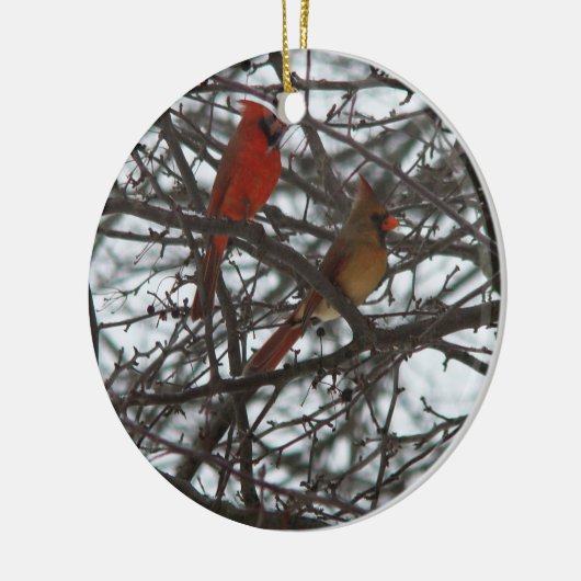 Ornement de cardinaux (Gauche)