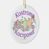 Ornement de carte de Kostroma Russie (Droite)