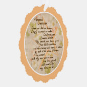 Ornement de carte papier d'aidant professionnel (Droite)