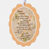 Ornement de carte papier d'aidant professionnel (Gauche)