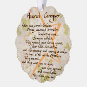 Ornement de carte papier d'aidant professionnel (Gauche)