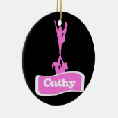 Ornement de cascade de pom-pom girl de (Droite)