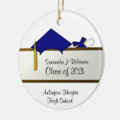 Ornement de Casquette bleu (Gauche)