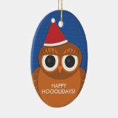 Ornement de casquette de Père Noël de Noël de (Droite)