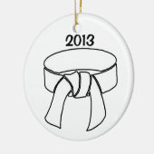 Ornement de ceinture de 2013 blancs (Gauche)