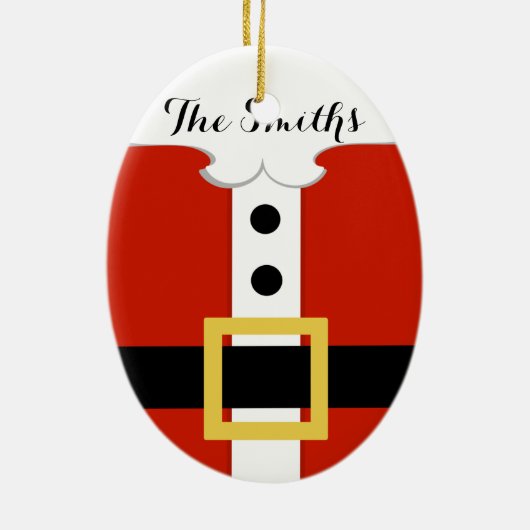 Ornement de ceinture de père Noël (Dos)