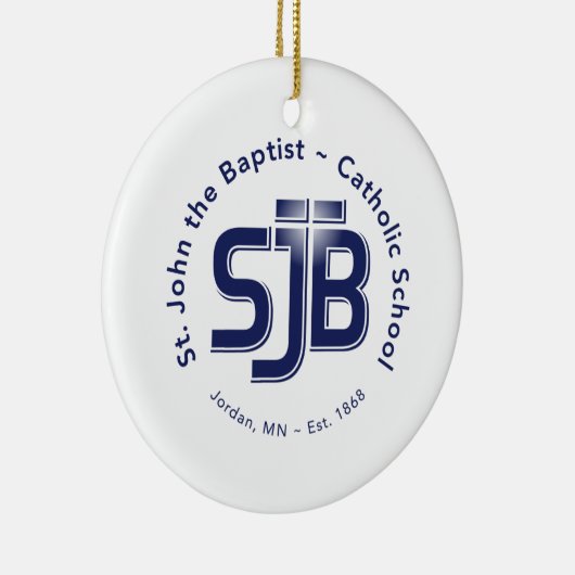 Ornement de cercle avec le logo de SJB (Droite)