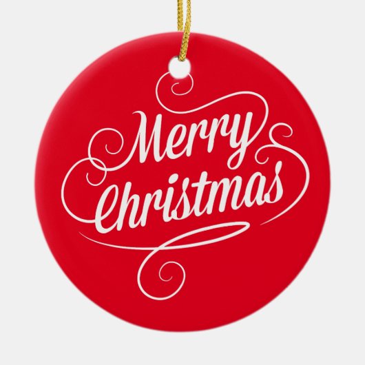 Ornement de cercle avec le texte gai de Joyeux (Devant)