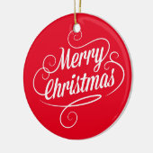 Ornement de cercle avec le texte gai de Joyeux (Gauche)