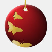 Ornement de cercle de Butterflys (Dos)