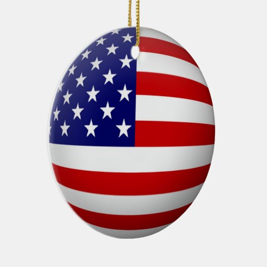 Ornement de cercle de drapeau des Etats-Unis (Droite)