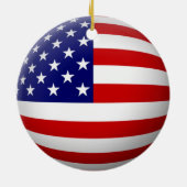 Ornement de cercle de drapeau des Etats-Unis (Dos)