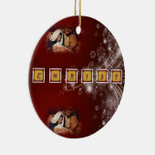 Ornement de cercle de Noël, Christ (Droite)