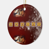Ornement de cercle de Noël, Christ (Gauche)