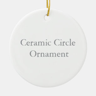 Ornement de cercle en céramique
