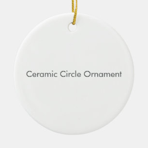 Ornement de cercle en céramique