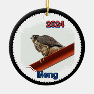 Ornement de cercle en céramique Meng 2024