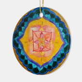 Ornement de cercle mandala charmant (Gauche)