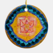 Ornement de cercle mandala charmant (Dos)