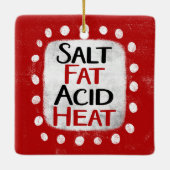 Ornement de chaleur à base de gras de sel (Dos)