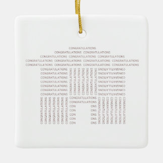 Ornement de Chambre de félicitations