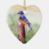 Ornement de chanson d'oiseau bleu (Droite)