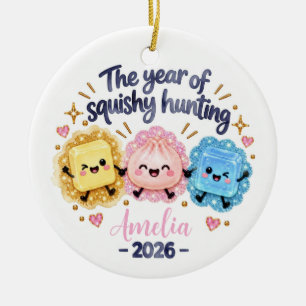Ornement de chasse Squishy personnalisé 2026