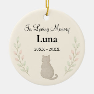 Ornement de chat à mémoire affective — Personnalis
