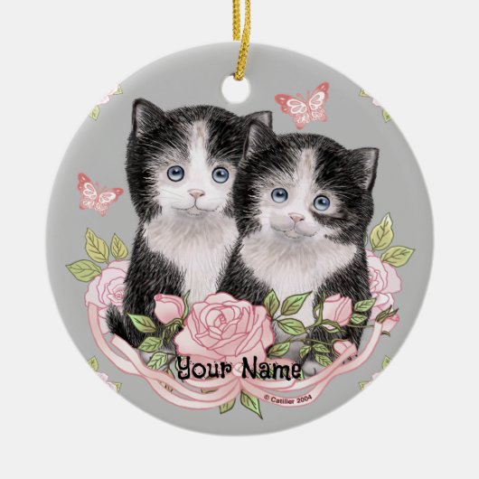 Ornement de chat chatons trop mignons (Devant)