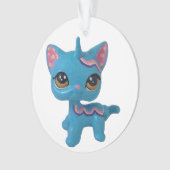 Ornement de chat de licorne (devant)