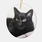 Ornement de chat noir (Gauche)