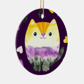 Ornement de chat non binaire (Droite)