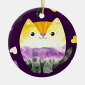 Ornement de chat non binaire (Devant)