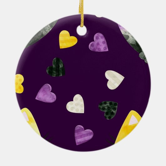 Ornement de chat non binaire (Dos)