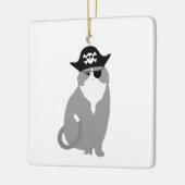 Ornement de chat pirate (Gauche)