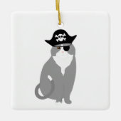 Ornement de chat pirate (Devant)