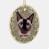 Ornement de chat Tonkinais (Droite)