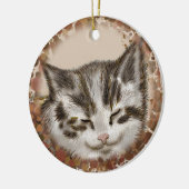 Ornement de chaton endormi (Gauche)