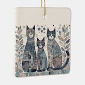 ornement de chats apaisants (Droite)