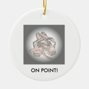 Ornement de chaussures de ballet SUR le POINT !