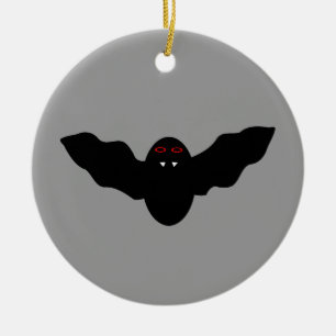 Ornement de chauve-souris déplaisante d'Halloween
